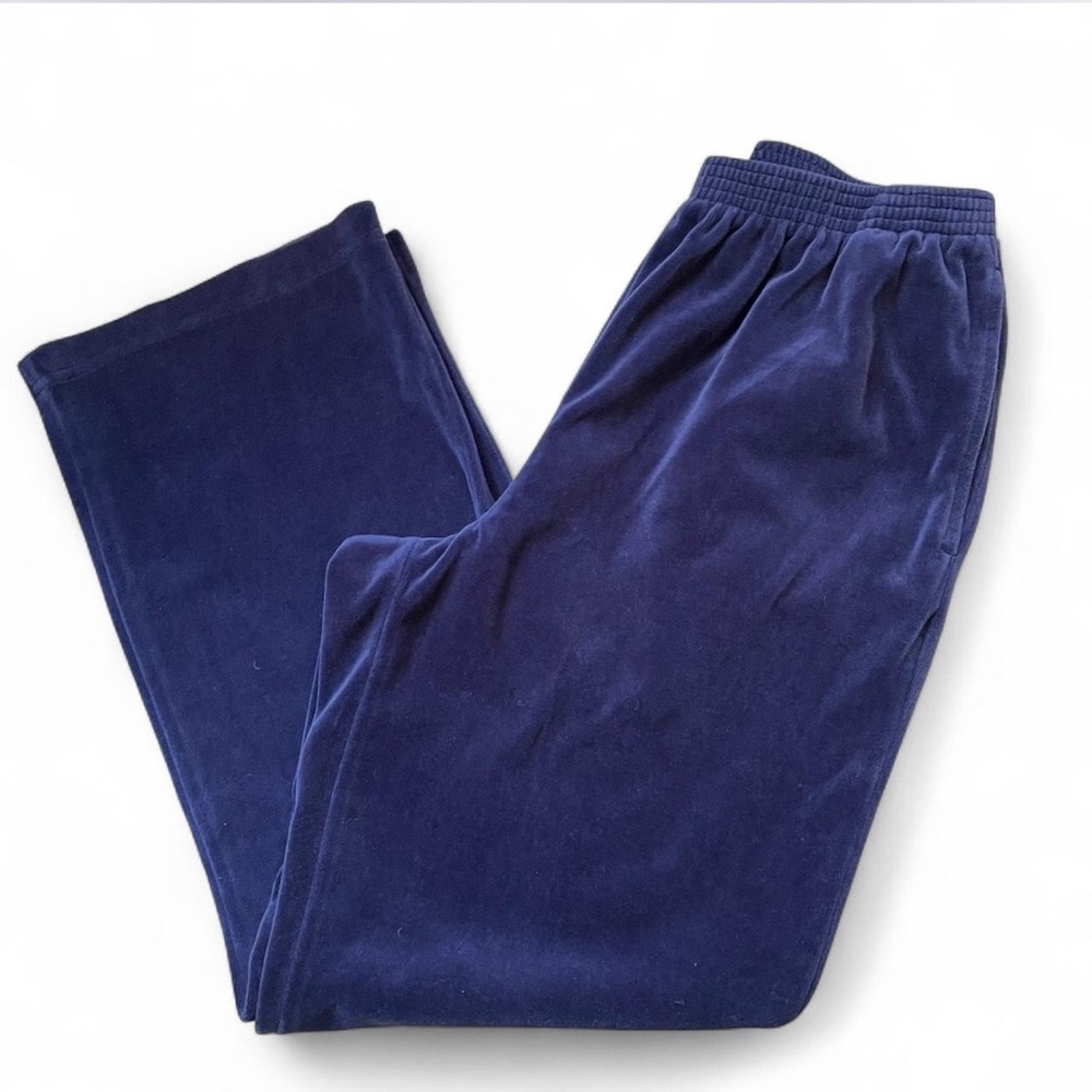 Vintage Velour Midnight Blue Sweatpants